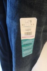 NWT Womens Lee Riders Midrise Bootcut Dark Blue Denim Jeans 24M *