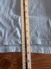 Vintage 90’s Jerzees V Neck Blue Sleep Shirt Size Medium