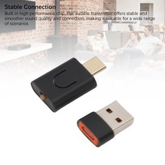 Type C Audible Transmitter Wireless For Music Sharing Friends Easy To Use