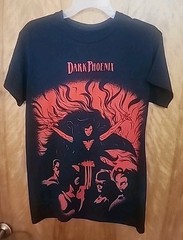 Dark Phoenix Huge Graphic T Shirt Men’s Small Marvel Black Red