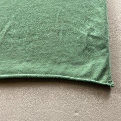 Elwood T-Shirt Mens XL Green Blank Relaxed Raw Hem Short Sleeve Single Stitch