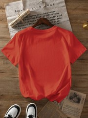 Women Love Print T-shirt Short Sleeve Crew Neck Casual Top Summer Women’s Shirt√