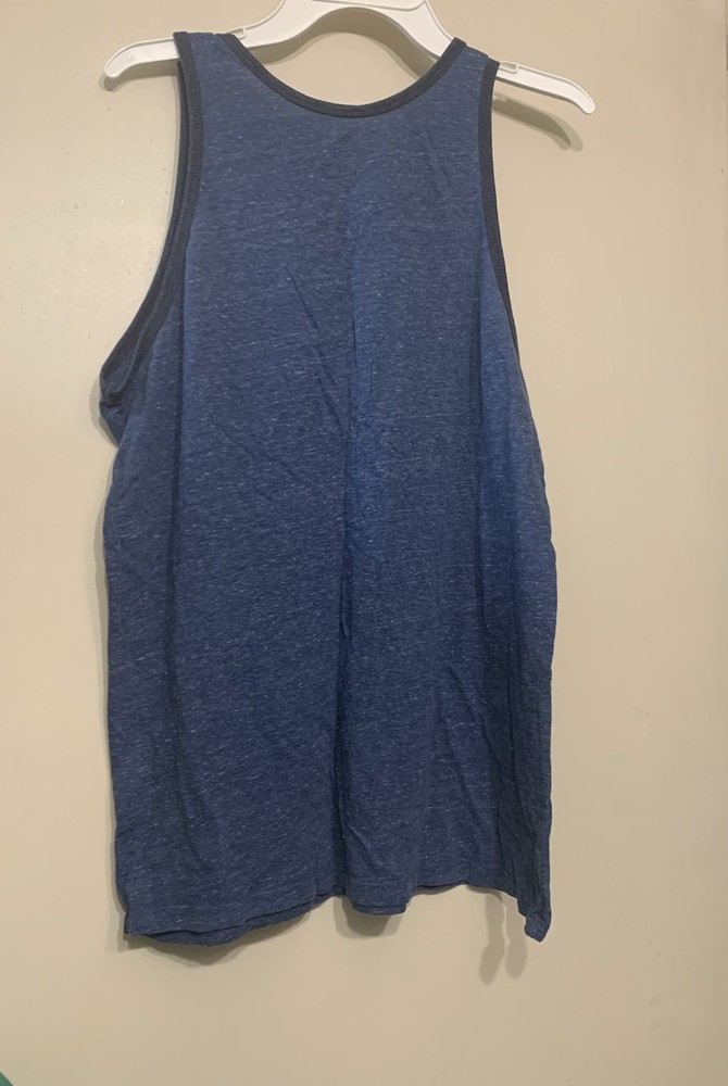 Old navy tank top mens blue color small size casual spring summer outfit