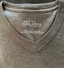 Mens Thermal Long Sleeve Shirts Premium V-Neck M-XL Galaxy by Harvic New