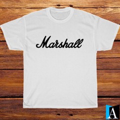 New Shirt Marshall Amplification Music Logo Black/Grey/Navy/W T-Shirt Size S-5XL