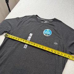 Dickies Performance Tee Mens XL Charcoal New Temp-iQ Cooling Pocket T-Shirt
