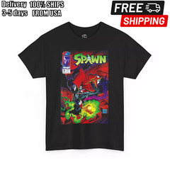 Spawn Comic Book Vintage T-Shirt, Spawn No. 1 Comic Book Tee, McFarlane Comics