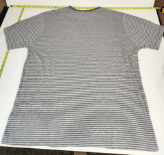 Lot 3Hanes t-shirt Mens XL Shirts 1 Short /2 Long Sleeve Hanes Striped Red White