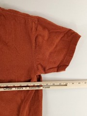 Non Stock Knitting Mills T Shirt Brown Short Sleeve Mens L