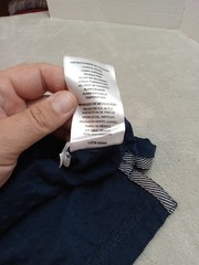 Stitches And Rivets Men’s Size XL Soild Blue Color Shirt 3 Button Stand Collard