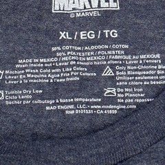 Marvel Comics Retro Classic Captain America Shield T-Shirt Heathered Blue XL