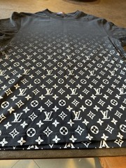 Louis Vuitton Monogram Gradient T-Shirt Black Men’s Size L With Receipt!