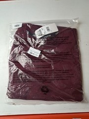 Carhartt Men’s LWD Relaxed Fit Short-Sleeve T-Shirt, Dark Red, Size Small