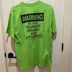 Gildan’s Men’s Short Sleeve T-Shirt. Large. Lime Green. Cotton.