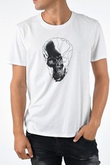 Just Cavalli Skull T-Shirt Tee Size XL