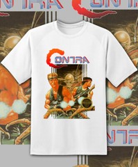 Contra Retro NEW Box Art Video Game Retro shirt S-6XL! Fast Ship!