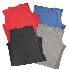 BCG 4-Tank Tops Mens Red, Blue, Black, & Gray Sleeveless polyester Size 2XL