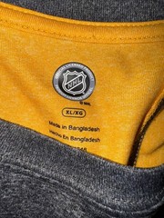 Men’s Boston Bruins XL NHL Long Sleeve Dry Fit Tee Shirt Hockey Team Gear Sport