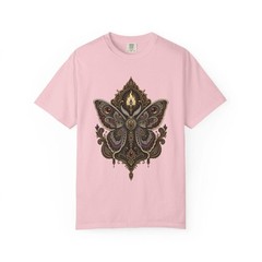 Gothic Paisley Moth Reliquary T-Shirt Graphic