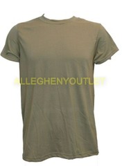 US Military Army Moisture Wicking Lightweight T-Shirt Tan Size Small EXC