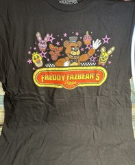 NEW Universal Studios HHN 2025 FNAF Freddy Fazbear’s Pizza T-Shirt • Large