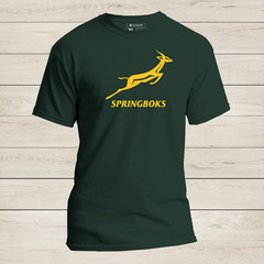 Springboks Unisex Rugby T-Shirt – Soft Modern Fit South African Rugby Tee S-2XL