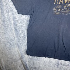 Hawx Men’s Blue Short Sleeve Work Gear USA Size 2XL Everyday Casual Cotton Blend