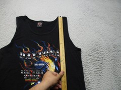 Vintage Harley Davidson Shirt Mens M Black Sleeveless Daytona Bike Week 2002