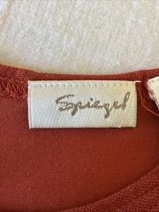 Spiegel Burnt Orange Scoop Neck Sleeveless Tank Top Size Medium