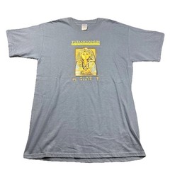 Y2K 00s King Tut Tutankhamun And The Golden Age Of The Pharaohs T-Shirt Size L
