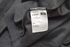 UNIQLO U AIRism Oversized Crewneck T-Shirt Men 3XL Black Short Sleeve Tee