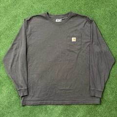 Carhartt Loose Fit Long Sleeve Pocket T-Shirt 2XL Black