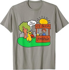 Ice Fresh Lemonade Got Any Grapes Duck Funny Gift Tees