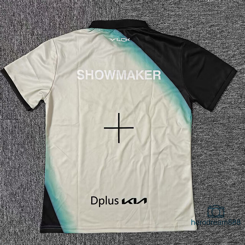 LOL 2024 DK Team T-shirt LCK Uniform Tshirt Esport White Black TEE S15 Jersey