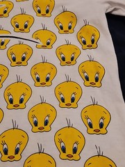 Vintage 1993 Tweety Bird Shirt All Over Print Double Sided Single Stitch Large