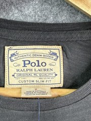 Polo Ralph Lauren Authentic Denim Goods Black Slim Fit Pocket T Shirt Medium