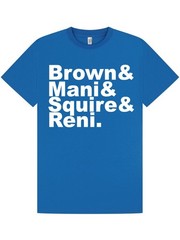 Brown&Mani&Squire&Reni T-shirt / Indie Music / Stone Roses / UNISEX / S-XXL