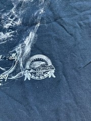 2015 Sturgis Black Hills Rally T-Shirt 15yr Anniversary Black XXL