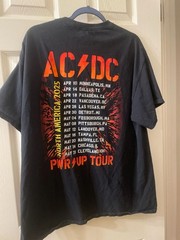 AC/DC PWR/UP Tour North America 2025 Concert T-Shirt XL