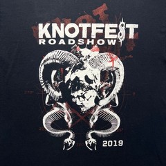 Slipknot Knotfest Roadshow 2019 Tour T Shirt Large Black Gojira Volbeat Behemoth