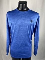 Ariat AriatTEK Charger Shirt Men’s XL Blue Long Sleeve Land Of The Free Graphic