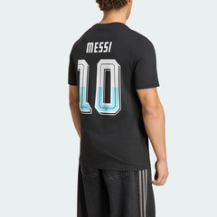Adidas Messi T Shirts Men’s Black Crew Neck Moderate KS2539 Size