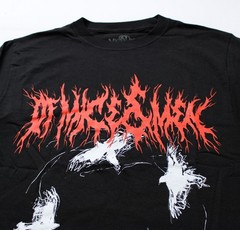 Of Mice & Men Men’s Obsolete Long Sleeve Graphic T-Shirt AP2 Black/Red Small