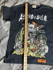 Travis Scott Astroworld Tour Wish You Were Here T Shirt Black Mens Size Large