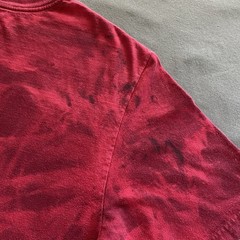 2010s Nike Athletic Department T Shirt Mens XL Red Maroon Bleach Dye ‘72 Classic
