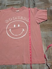 Shakawear Men’s Sooners Spreading Smiles Size Medium/Large Muted Pink Cotton