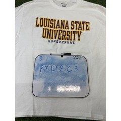 LSU Shreveport LSUS Graphic T-Shirt Mens XL White Short Sleeve Tee