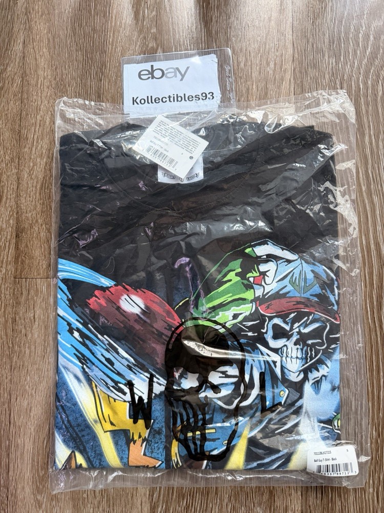 Warren Lotas Pokemon Ball Guy Black TShirt SMALL Sold Out LIMITED