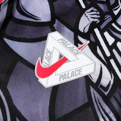 Palace x Nike England Dri-FIT Football Jersey Pewter Grey/Bright Crimson – XS
