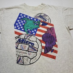 Vtg 1994 Mitre Volleyball T-Shirt Mens XL United States Flag Patriot USA 90s ¤85